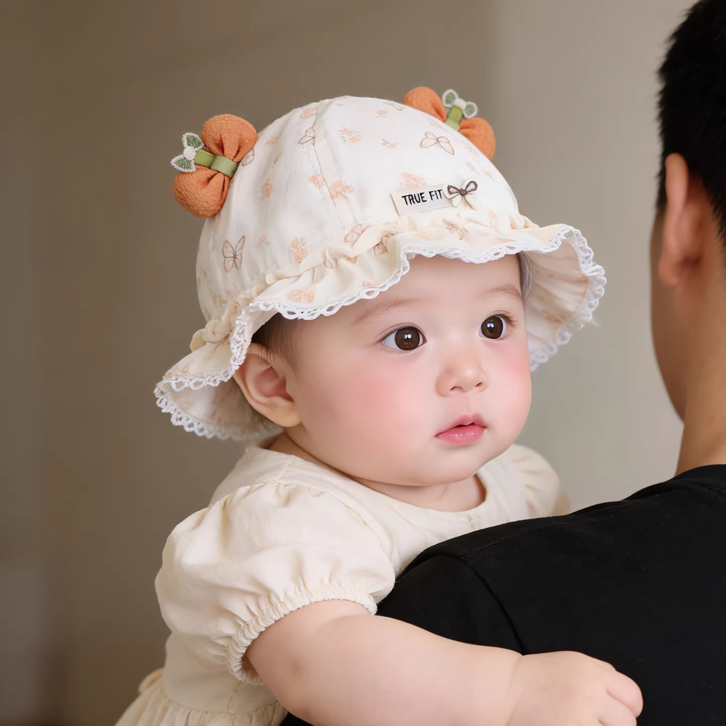 婴儿帽子春款春婴儿0到3个月新生6到12个月春季薄款外出遮阳胎帽图片