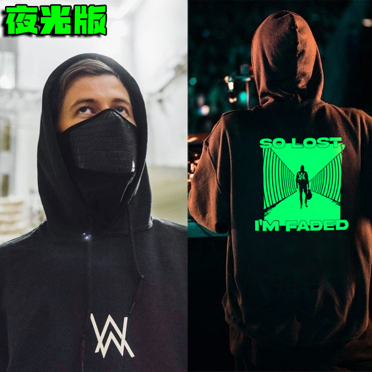 艾伦沃克男连帽Alan WalkerFaded 卫衣同款艾兰沃克春秋冬外套