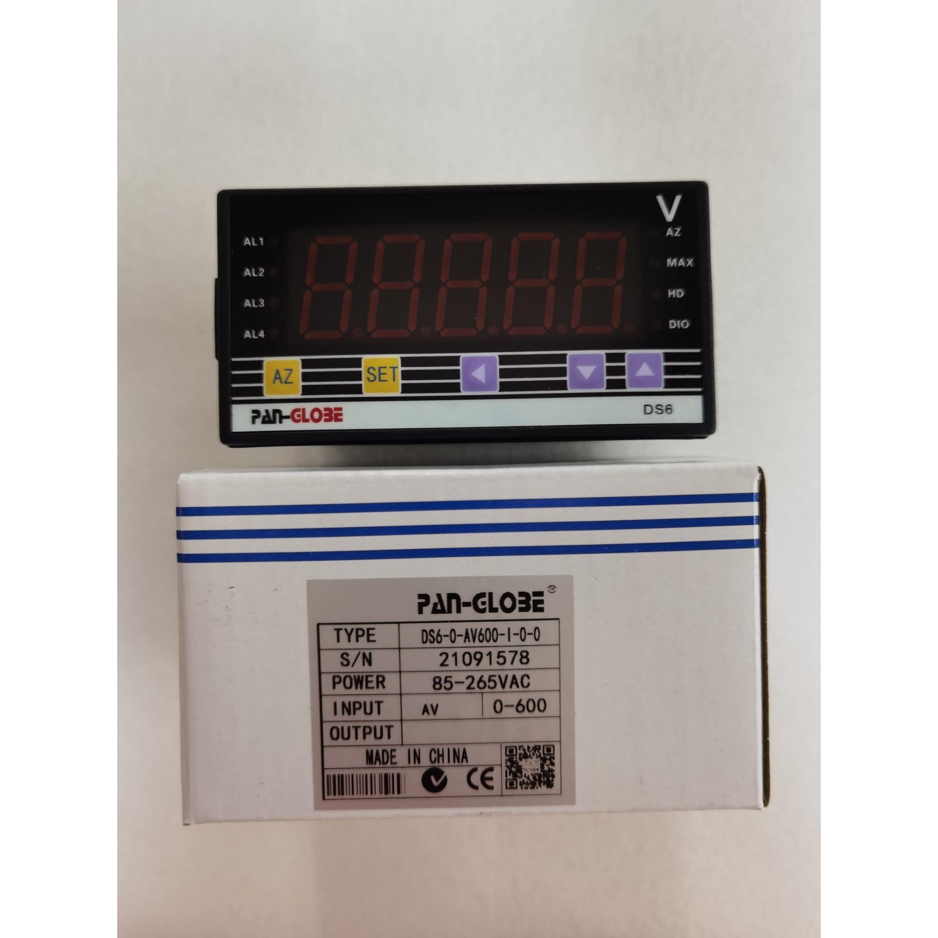 电压表DS6-0-AV600-I-0-0/AV0-600台湾泛达PAN-GLOBE原装仪器仪表