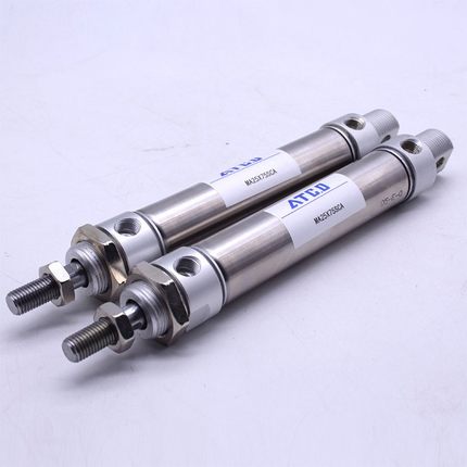 MAJ亚德客型不锈钢迷你气缸MAC/MA40/50x25X50X75X100X175-S-CA