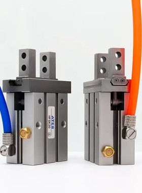 气动手指气缸单动HFSK10/HFSK16/HFSK20/25/32/40常闭型