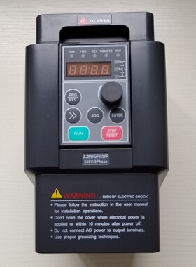 ALPHA阿尔法变频器6000E-37R5GB/3011PB三相380VM-S2R75GB单相220