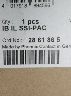 菲尼克斯Inline功能模块 - IB IL SSI-PAC - 2861865/ 2862204