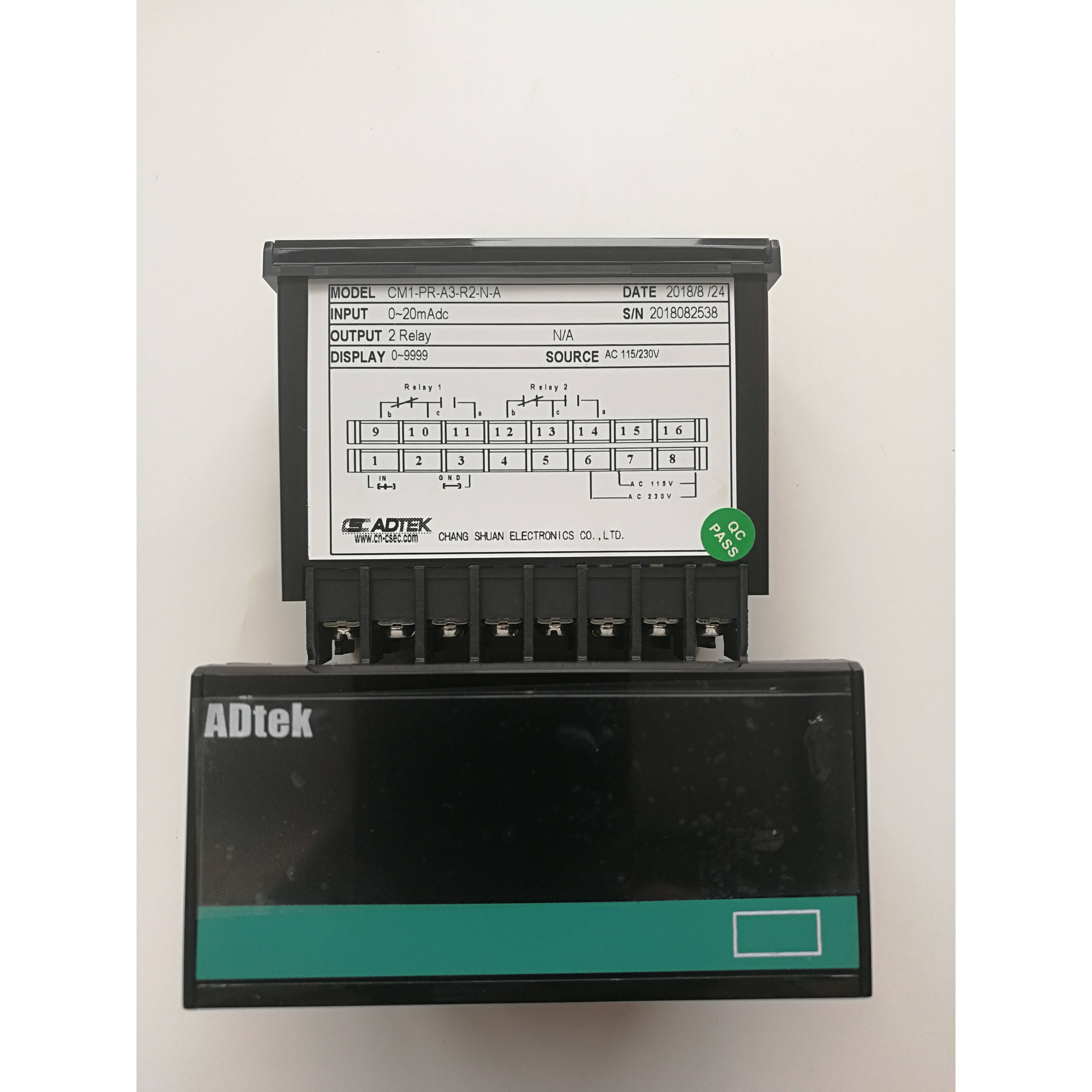 ADTEK铨盛显示表CM1-PR-V5M/A4/A3-N-N-A,CM1-PR-A1/V5M-8-E24-A