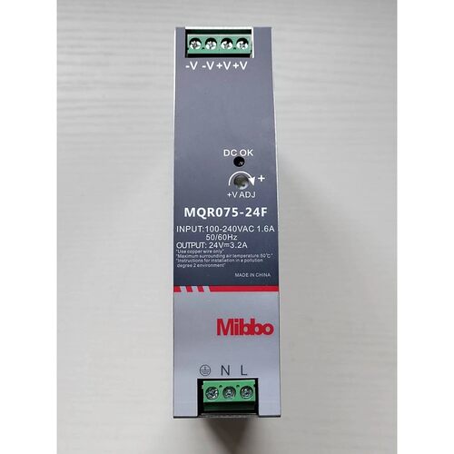 Mibbo米博开关电源MQR240-24C 48CMQR075 120-12F 150-480W导轨DC