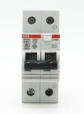 13年老店ABB漏电保护器 GS261-C16 家用照明护插座触电空气开 关2