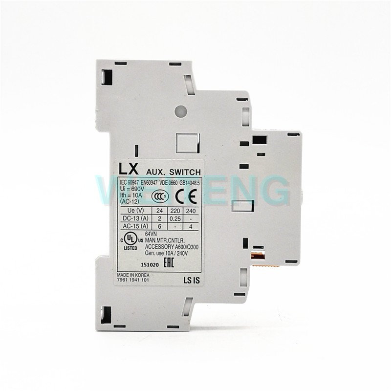 13年老店LS产电 LX FX -11 辅助触点 AUX侧装常开常闭MMS马达开关