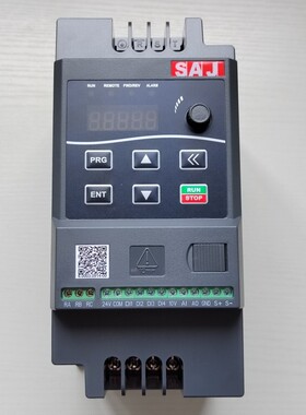 SAJ三晶变频器VM600G-4T004三相380V电机调速控制器2S1R5 220单相