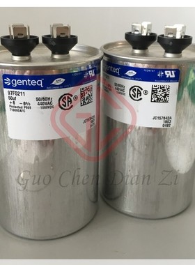 97F5211 现货 全新原装 电容器 Genteq 50uf 440VAC 墨西哥产