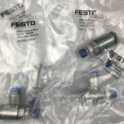 FESTO 单向节流阀GRLA-1/4-QS-8-RS-D 534339 534340 534342 现货