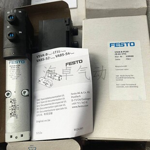 FESTO电磁阀VSVA-B-P53U-B52-ZD-A2-A1-1T1L 539182 539160