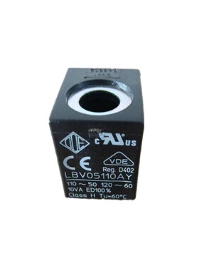 意大利产电磁阀线圈LBV05110BU导体LBV05110AY黑色橡胶块LBV230