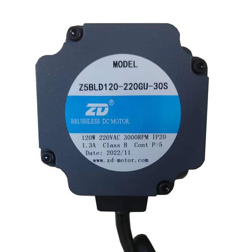 ZD中大120W无刷直流电机马达Z5BLD120-220GU-30S/5GU15KB