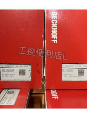 德国倍福原装进口模块BECKHOFF全新 EL1819 EL6022 EL1809 EL2809