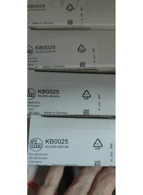 IFM易福门原装KB0025 KB0029 KB5001 KB5062