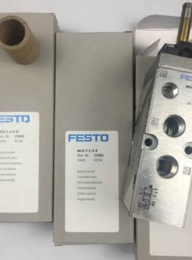 FESTO电磁阀 MFH- 5-1/4-B15901 MFH-5-1/8--B 19758全新原装正品
