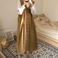 Осенние ретро подтяжки, платье, комплект, подходят для подростков, популярно в интернете, в западном стиле