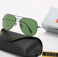 Black framed dark green lens (with original lens box included) tempered glass lens