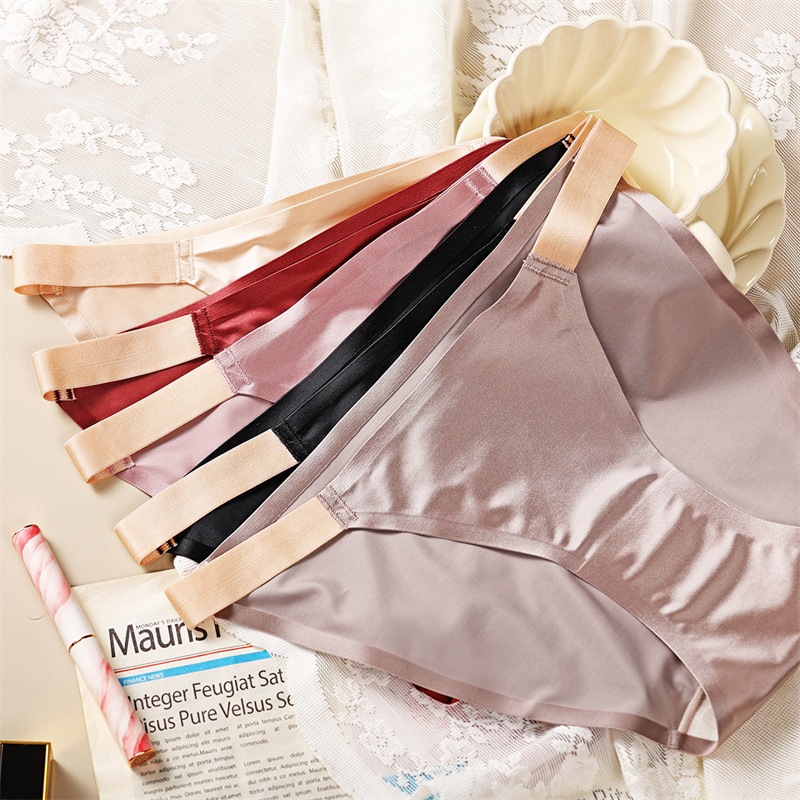 100%桑蚕丝真丝无痕内裤女
