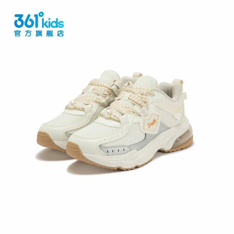 361女童网面休闲鞋百搭新品2025秋春粘扣学生气垫运动鞋K82533832