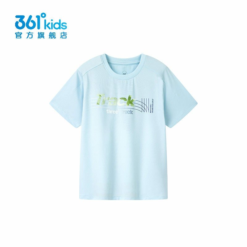 361男童凉感短袖衫新品2025夏反光速干T恤学生针织半袖K52521217
