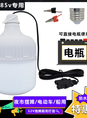 12v低压灯泡超亮摆地摊灯48V24V36V低压直流夜市太阳灯节能LED灯