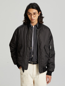 末特价 季 仿油蜡处理新雪丽保暖飞行员棉服kurokawa黑川夹克男