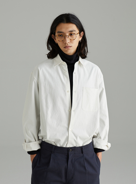 日本进口Primeflex®面料易打理抗皱宽松长袖衬衫kurokawa黑川