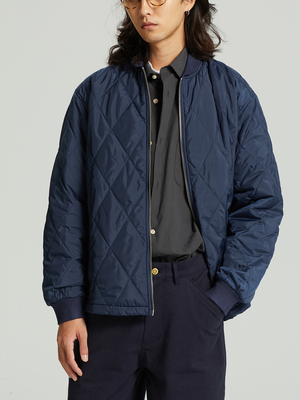 kurokawa进口环保防泼水绗缝棉服
