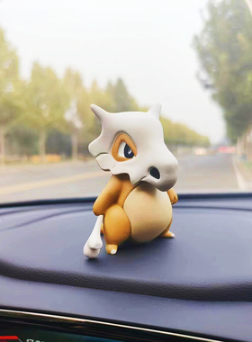 宠物小精灵汽车摆件卡拉卡拉车载手办波克比杰尼龟可达鸭公仔装饰