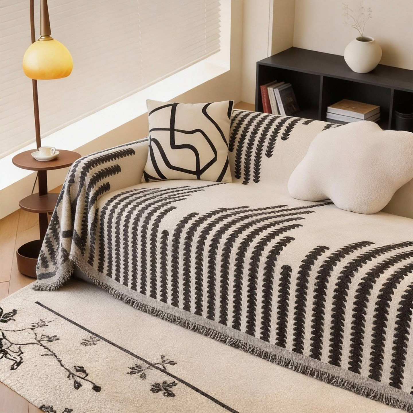 新款2025沙发盖布四季通用法式奶油风沙发巾固定防滑沙发垫布套罩,居家布艺,万能盖巾,淘宝优惠券,粉丝福利购,淘宝优惠卷