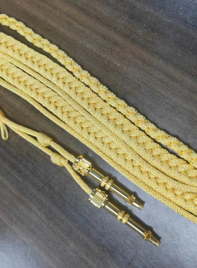 火蓝礼服配饰绶带金属吊坠肩带精神带黄色绶带乐队文艺演出礼仪带