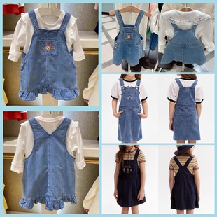 白菜价清仓春夏女童牛仔背带裙婴童款连衣裙验货品质