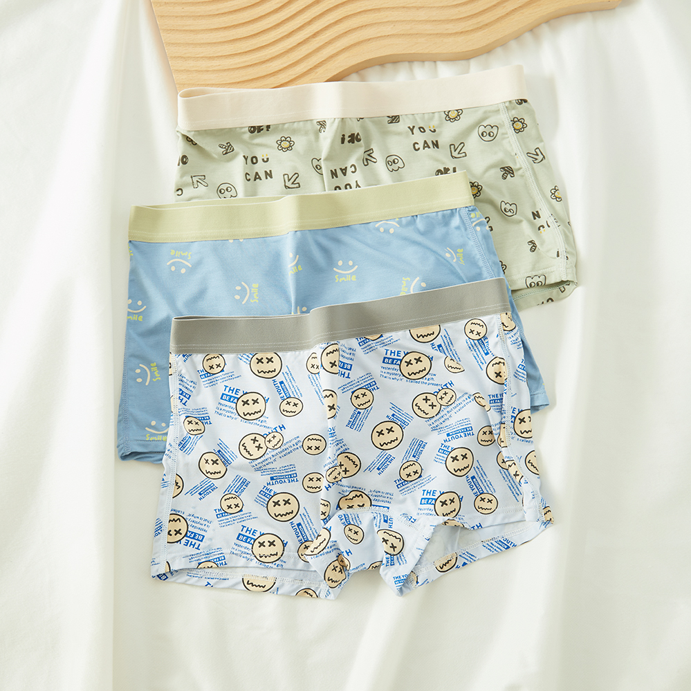 莫代尔女士平角裤抗菌裆