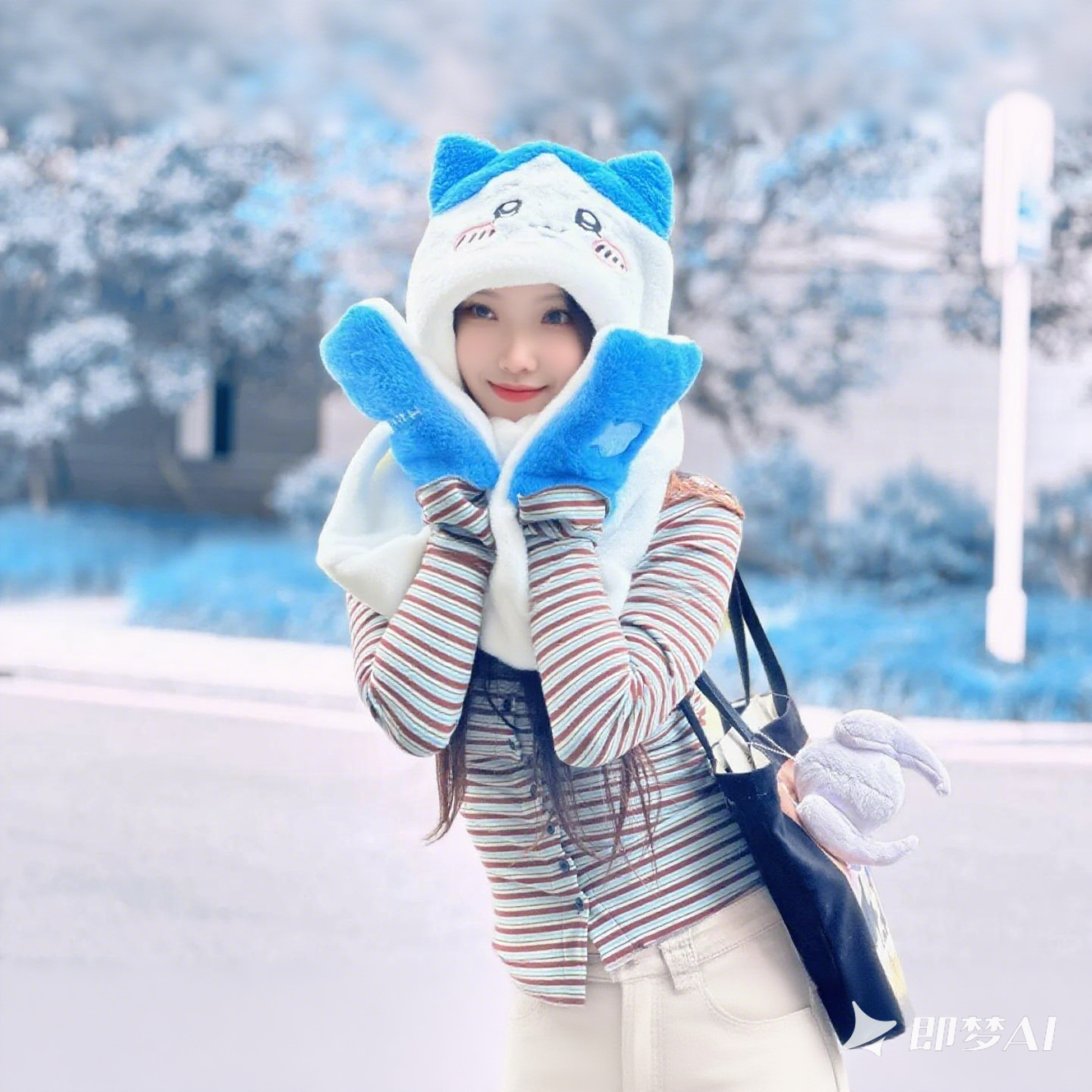 小红书同款小八吉伊帽子