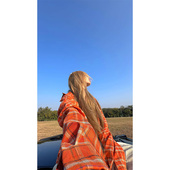 衬衫 NECOYEP原创自制2025春季 格纹长袖 美式 男女宽松休闲外套 新款