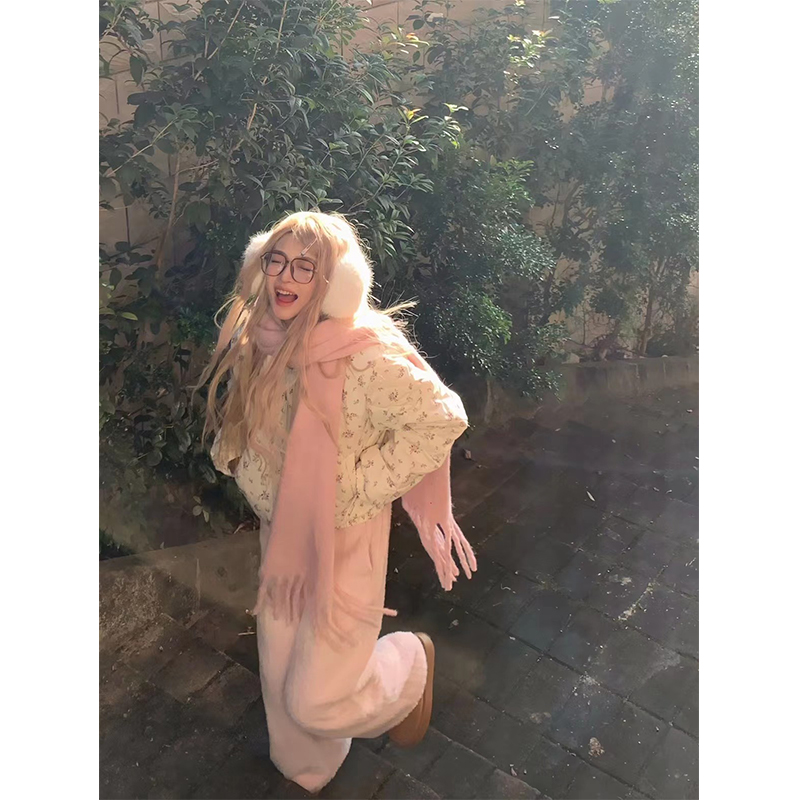 NECOYEP2023原创满印碎花棉衣