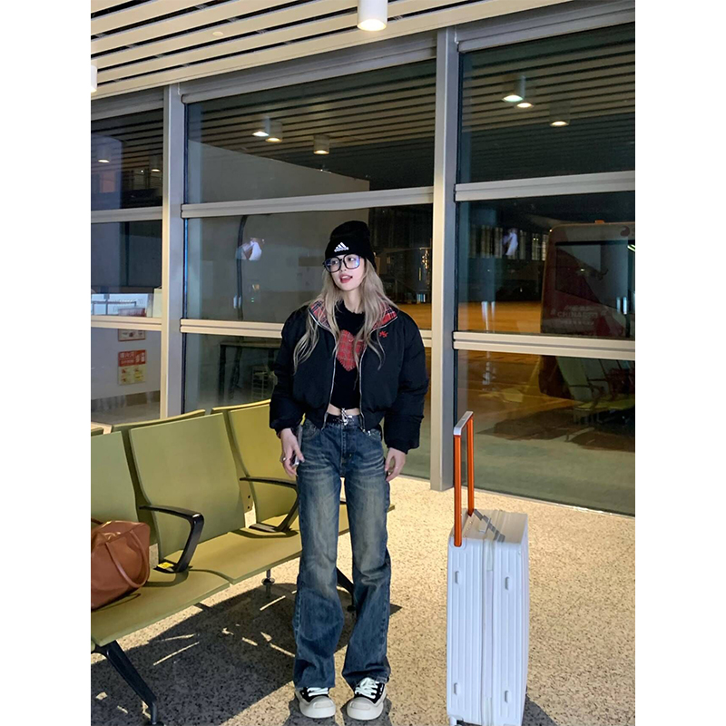 NECOYEP2023美式复古直筒设计感