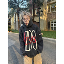 NECOYEP 高街字母印花连帽卫衣男女宽松休闲百搭上衣 2025春秋美式