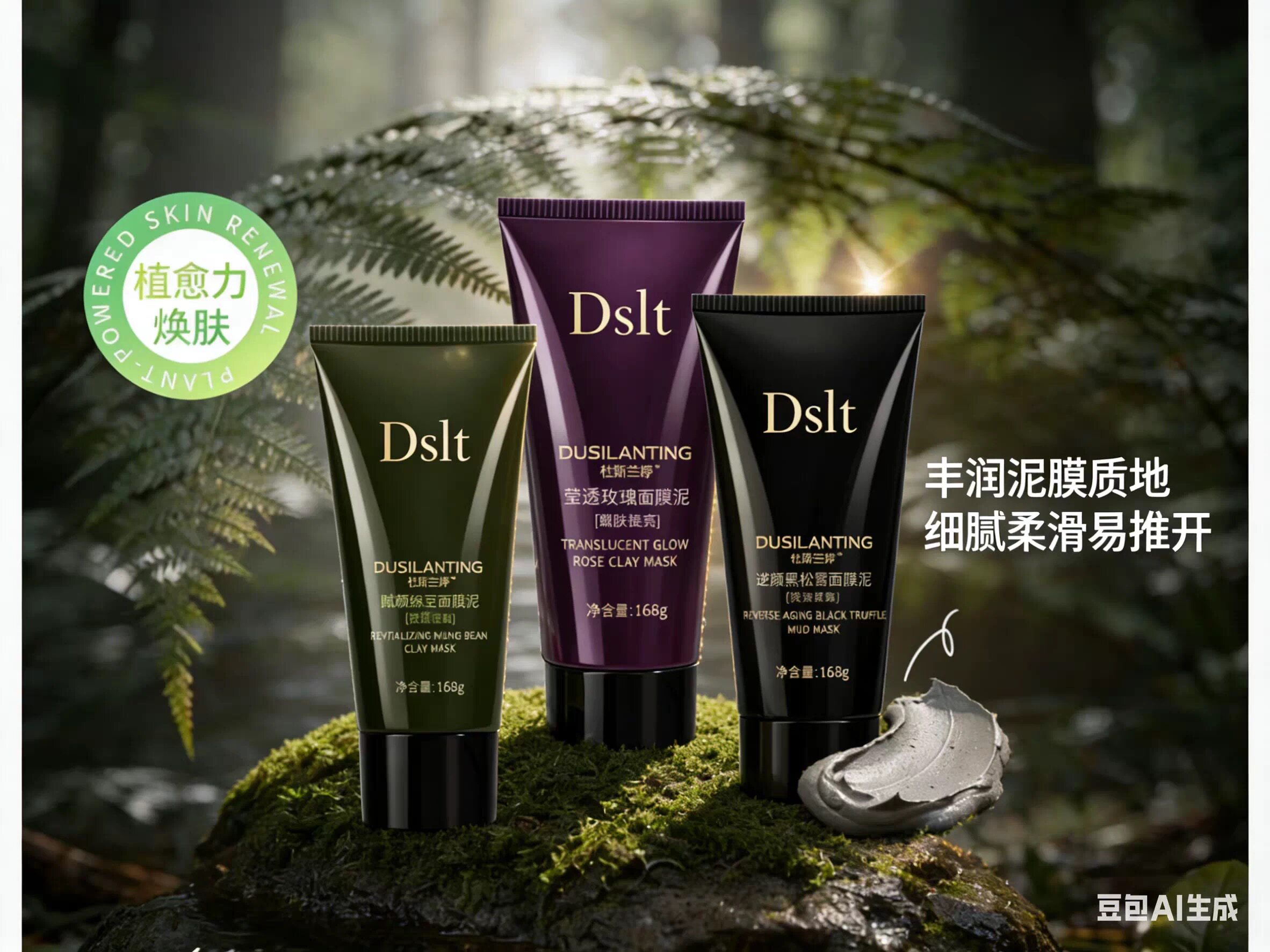 玫瑰白檀泥莹透黑松露面膜泥黑松露面膜