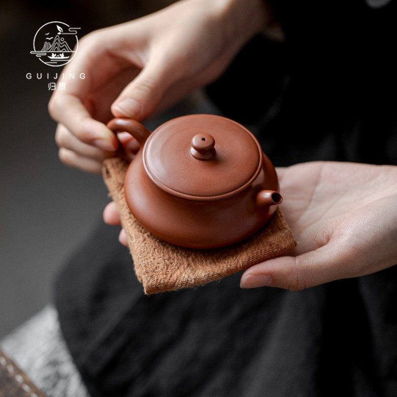 归景丨明炉丨潮州手拉壶紫砂壶全手工茶壶陶壶名家原矿冲茶壶高端,餐饮具,茶壶,淘宝优惠券,粉丝福利购,淘宝优惠卷