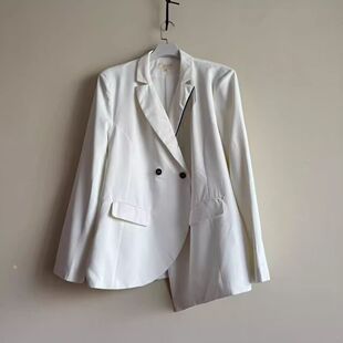 外贸原单通勤女装 上衣职场 修身 风显瘦西服 外衣拼接西装