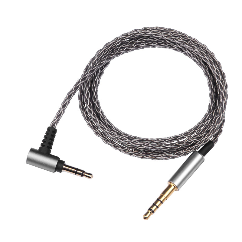 Earmax 天龙AH-MM400 MM200单晶铜镀银耳机线2.5mm4.4mm平衡线