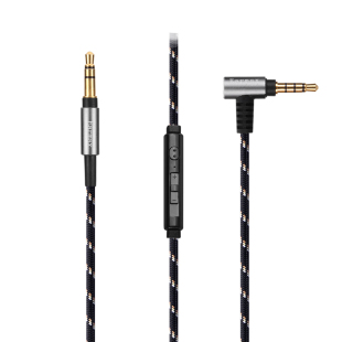 Earmax 飞SHP9500 利浦SHP9600 魔SOLO3声 SOLO2 AR3镀银 耳机线