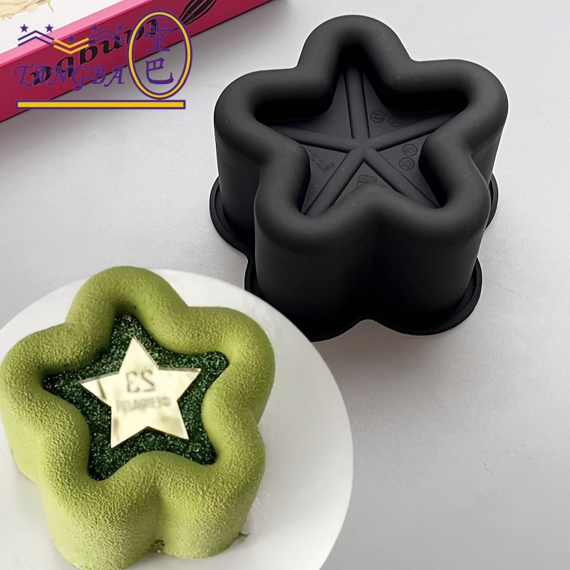 堂巴4寸星星慕斯加厚硅胶模具
