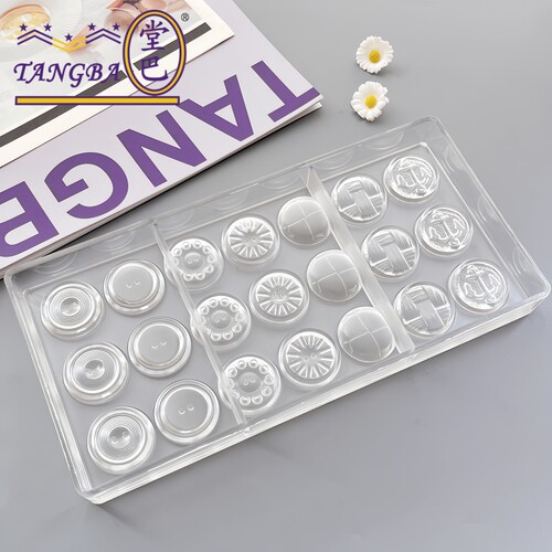 易脱模巧克力模复古堂巴PC材质