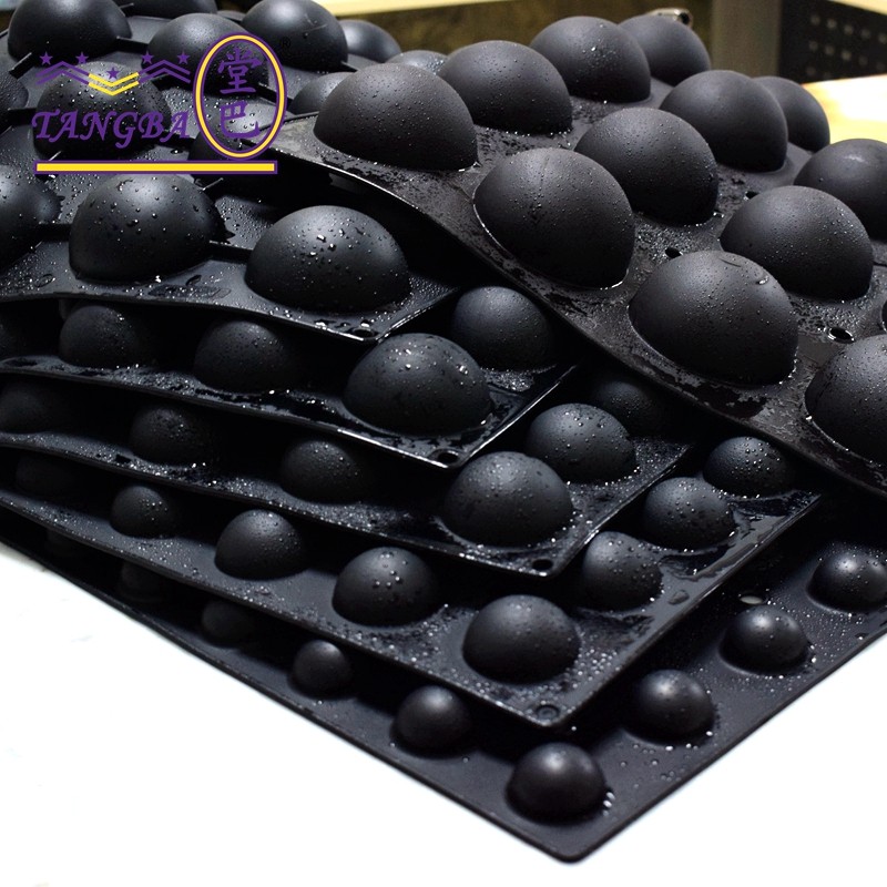 tangba堂巴 585*380mm 黑色矽胶半圆形慕斯模具 半球形蛋糕大烤盘,厨房/烹饪用具,烘焙模具,淘宝优惠券,粉丝福利购,淘宝优惠卷