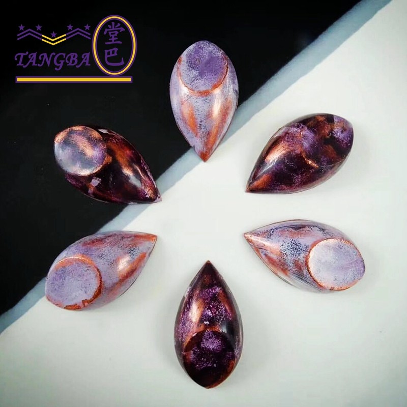 tangba堂巴 大板 24连切面水滴巧克力模具 PC硬模 水滴形PC -2385