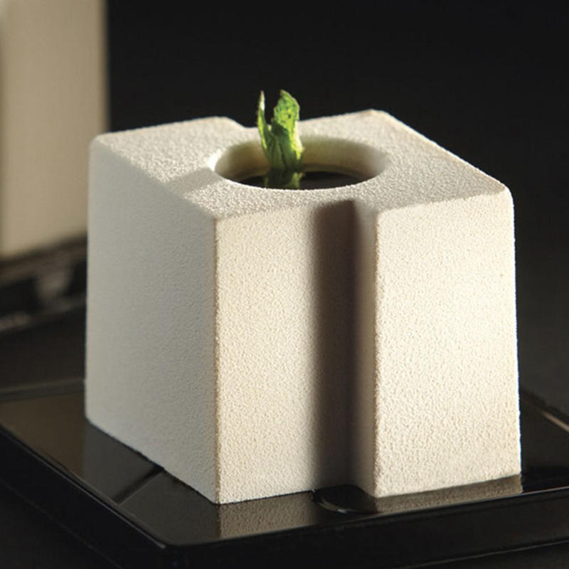 8连正方形硅胶模具Z字型烘焙工具