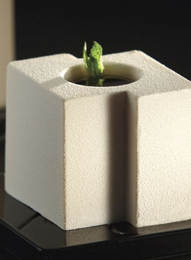 tangba堂巴 8连正方形慕斯硅胶模具 Z字型中凹蛋糕模具K-043D